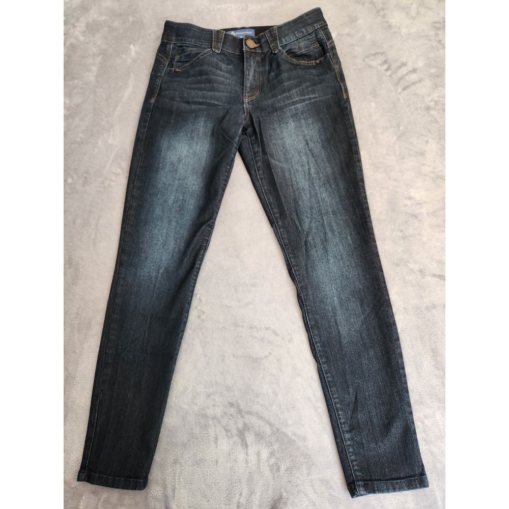 Democracy AB Technology Women's Skinny Denim Jeans Dark Blue 8 Pants Stretch